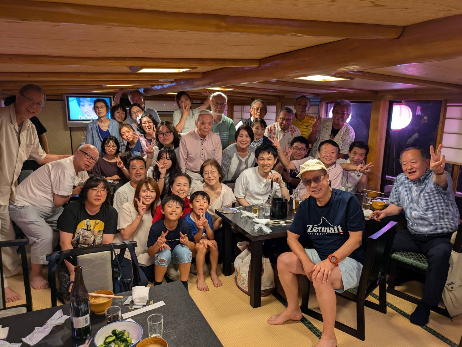 歩こう会　納涼屋形船
